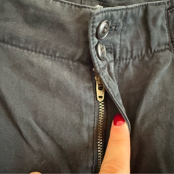 Madewell Women's Harlow Wide-Leg High Waisted Black Pants Size Petite 10 Relaxed - Picture 4 of 11